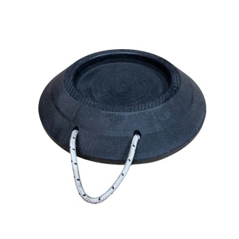 Conical crane outrigger pad without groove Ø400 mm PASN 4.7/F