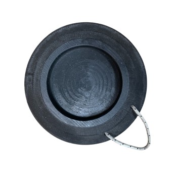 Conical crane outrigger pad without groove Ø400 mm PASN 4.7/F