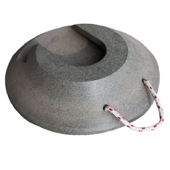 Conical crane outrigger pad Ø500 mm PAC 5.8/F