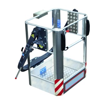 Cesta grúa de aluminio para 1 persona 850x700x1150 (L x A x H)