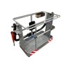 Cesta grúa de hierro para 2 personas 1400x700x1150 (L x A x H)