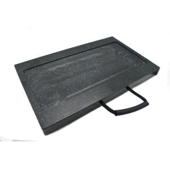 Placa de apoyo rectangular para grúa 500x300x40 mm