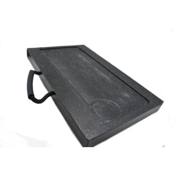 Placa de apoyo rectangular para grúa 500x300x40 mm