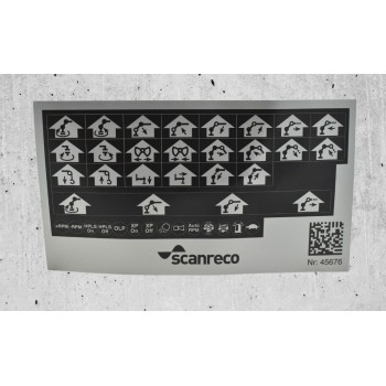 Pegatina indicativa mandos scanreco - (PSCAN-RM6)