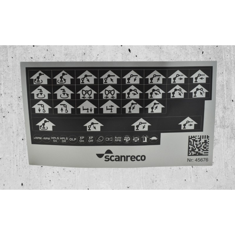 Pegatina indicativa mandos scanreco - (PSCAN-RM6)