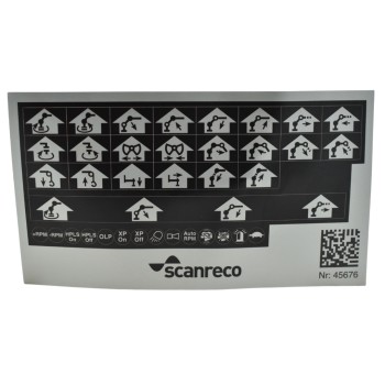 Pegatina indicativa mandos scanreco - (PSCAN-RM6)