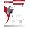 Cesta grúa giratoria de fibra 2 personas 1400x700x2407 (L x A x H)
