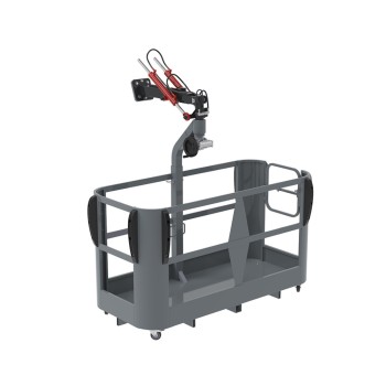 Cesta grúa giratoria de hierro para 4 personas 2200x1000x1230 (L x A x H)