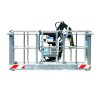Cesta de aluminio autonivelante 180º para 3