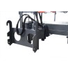 Cesta extensible de hierro, en base + giro 180º para retroexcavadora