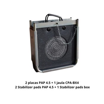 Oferta placas apoyo 400x400x50 + jaula