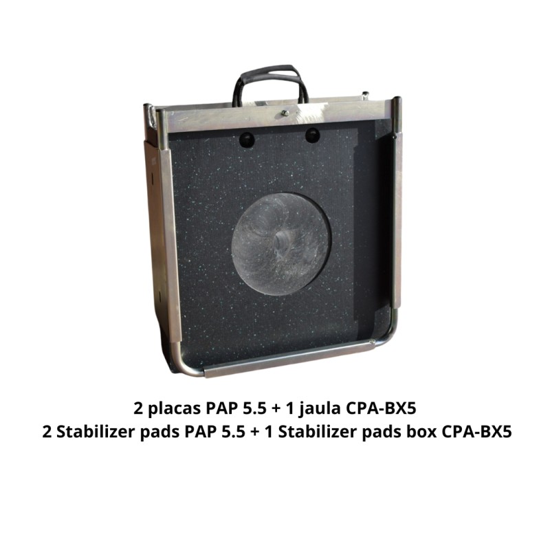 Outrigger pad offer 500x500x50 + holder