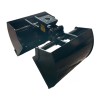 320-liter clamshell bucket + rotator and coupler included