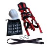Kit completo seguridad Arnés, amarres, mosquetones y casco
