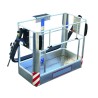 Cesta grúa de aluminio para 2 personas 1400x700x1150 (L x A x H)