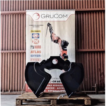 Bivalva hidráulica grúa - 450 Kg Apertura: 1200 mm