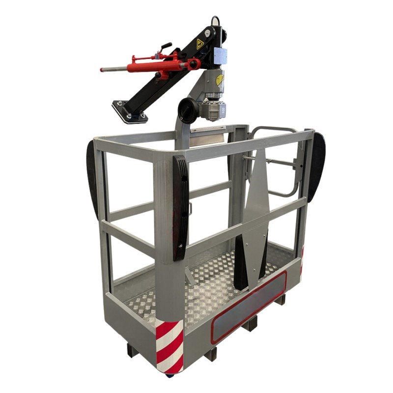 Rotating iron basket for 2 people 1400x700x1233 mm (L x W x H)