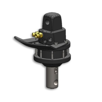 Rotator hidráulico eje