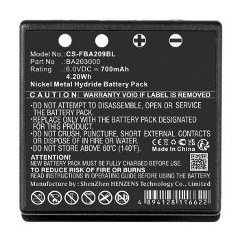 Batería compatible HBC BA209000, BA209060, BA209061