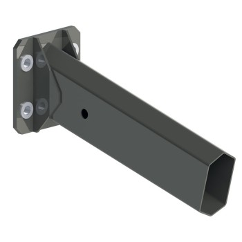 Acople conector para cesta de grúa Brazo adicional soldado