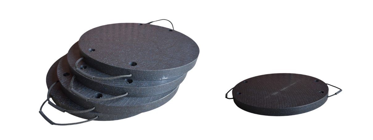 Round stabilizer pads