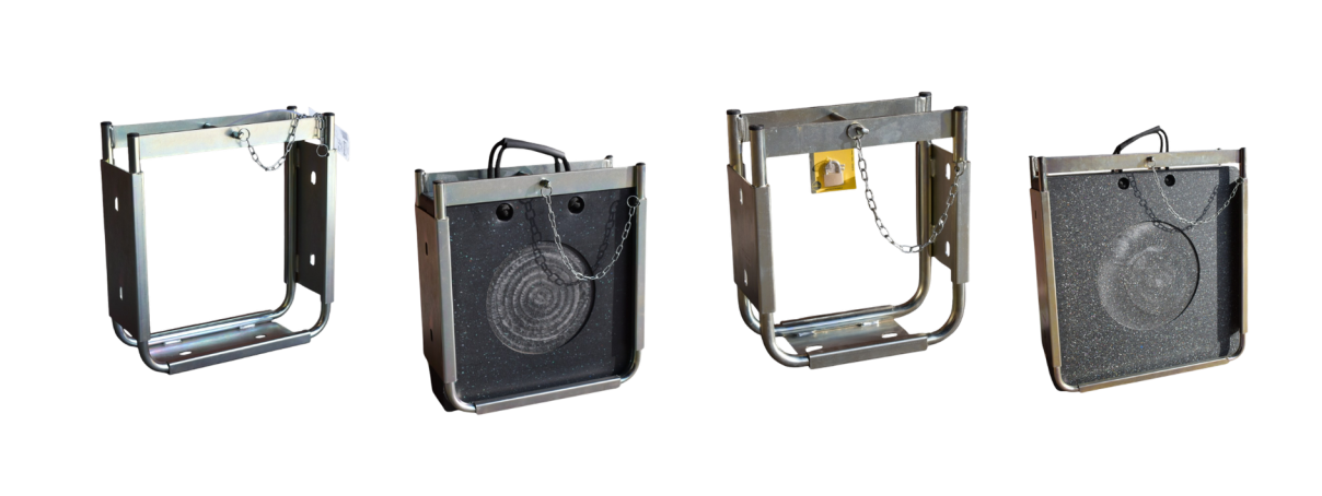 Outrigger pad holders for cranes